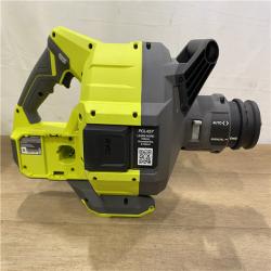 AS-IS RYOBI ONE+ 18V Cordless Drain Auger with 35 Ft Cable  LED Light  Auto Feed/Retract  Cable Lock  Enclosed Drum (Tool Only)