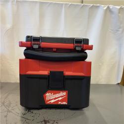 AS-IS- MILWAUKEE M18 FUEL PACKOUT 18-Volt Lithium-Ion Cordless 2.5 Gal. Wet/Dry Vacuum (Vacuum-Only)