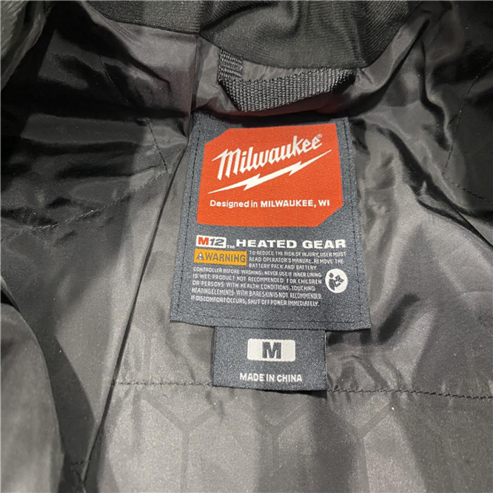 AS-IS Milwaukee Women's Medium 12-Volt Lithium-Ion Cordless AXIS Black Heated Quilted Jacket Kit