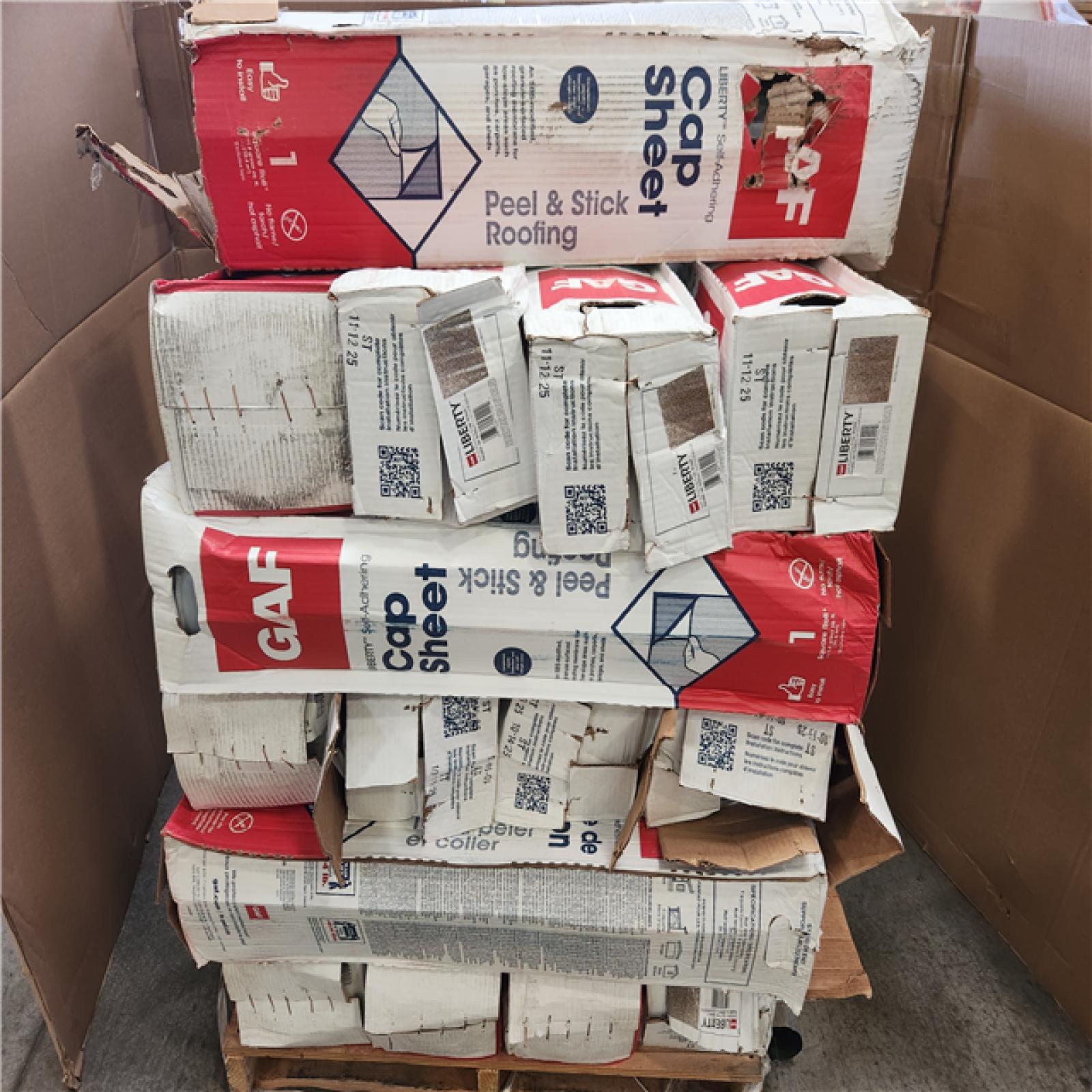 Phoenix GAF Liberty 3 ft. x 34 ft. (2200 sq. ft.) SBS Self-Adhering Cap Sheet Roll for Low Slope Roofing in White Pallet of 22-Rolls