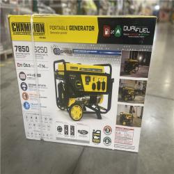 NEW! - Champion Power Equipment 7850/6250-Watt Recoil Start Storm Ready Gasoline and Propane Powered Dual Fuel Portable Generator