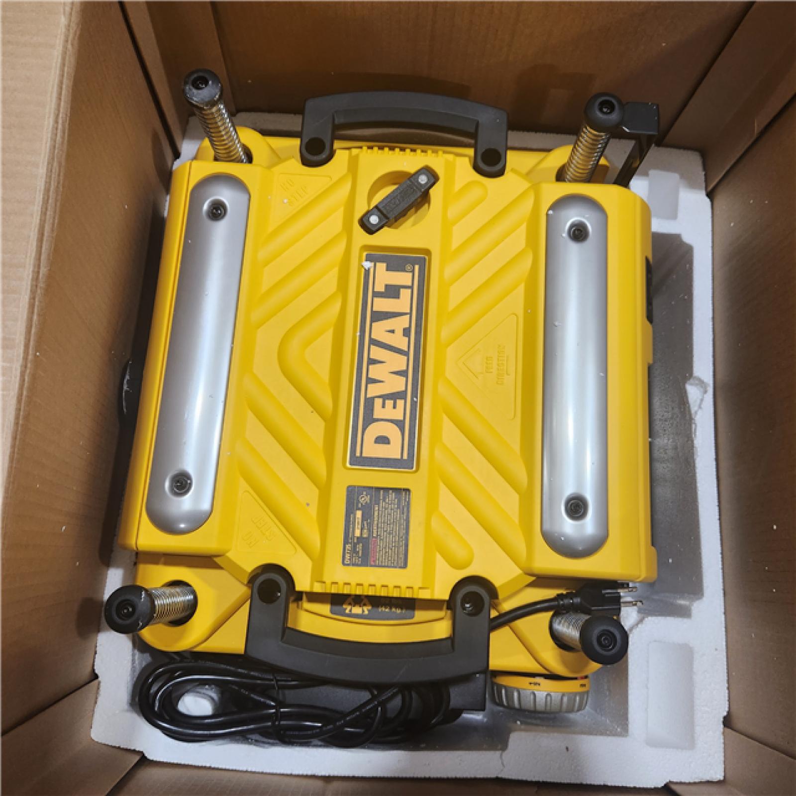 As-Is- DEWALT 15 Amp Corded 13 in. Heavy-Duty 2-Speed Bench Planer