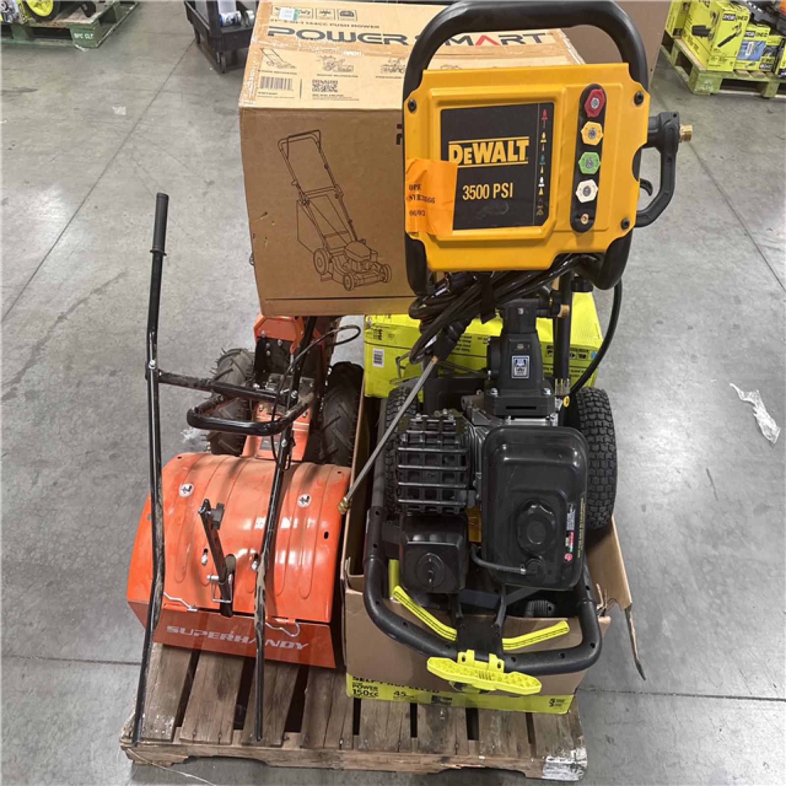CALIFORNIA AS-IS OUTDOOR POWER EQUIPMENT