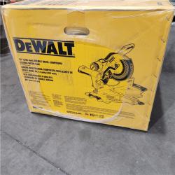 NEW- DeWalt 15 Amps 12 in. Corded Dual-Bevel Sliding Compound Miter Saw
