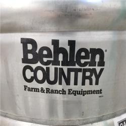 Phoenix Location Behlen Country 36 in. x 12 in. Round Galvanized Steel Wood Fire Ring Pallet