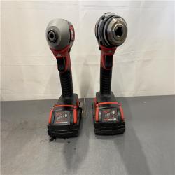 AS-IS - Milwaukee M18 18V Lithium-Ion Cordless Drill Driver/Impact Driver Combo Kit
