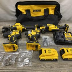 AS-IS DEWALT ATOMIC 20-Volt Lithium-Ion Cordless Brushless (4-Tool) Combo Kit