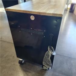 DALLAS LOCATION- Husky Tool Storage 72 in. W Standard Duty Gloss Black Mobile Workbench Tool Chest