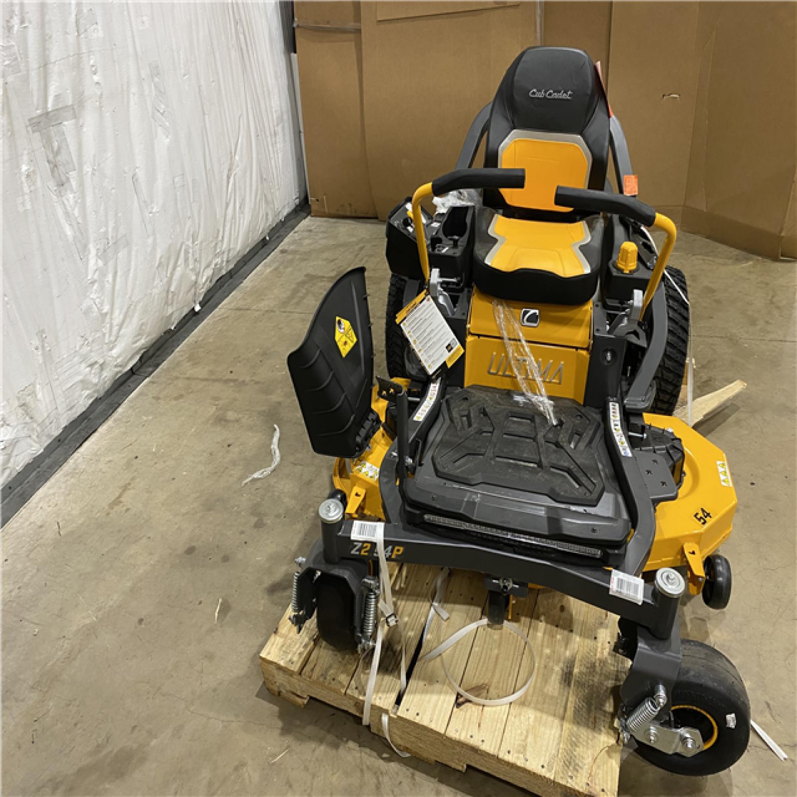 Houston Location - AS-IS Cub Cadet Ultima Z2 54P Riding Lawn Mower