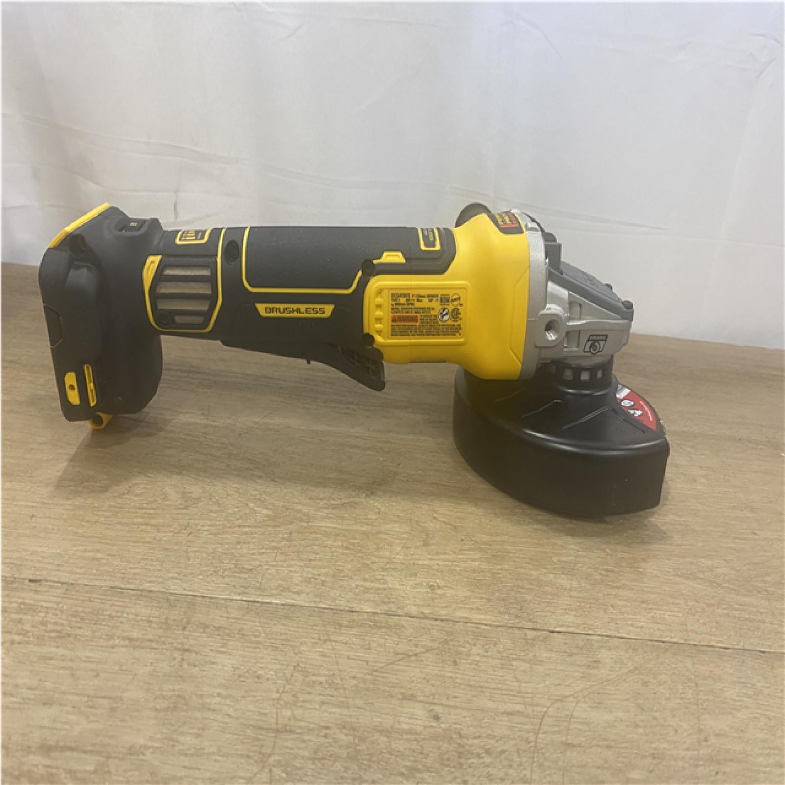 AS-IS DEWALT 20V XR Cordless 4-1/2. in. to 5 in. Variable Speed Angle Grinder (Tool Only)