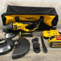 AS-IS DEWALT FLEXVOLT 60-Volt Lithium-Ion Cordless 7 in. to 9 in. Large Angle Grinder Kit