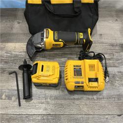 AS-IS DEWALT 20V MAX Lithium-Ion Cordless 4-1/2 in. - 5 in. Angle Grinder Kit