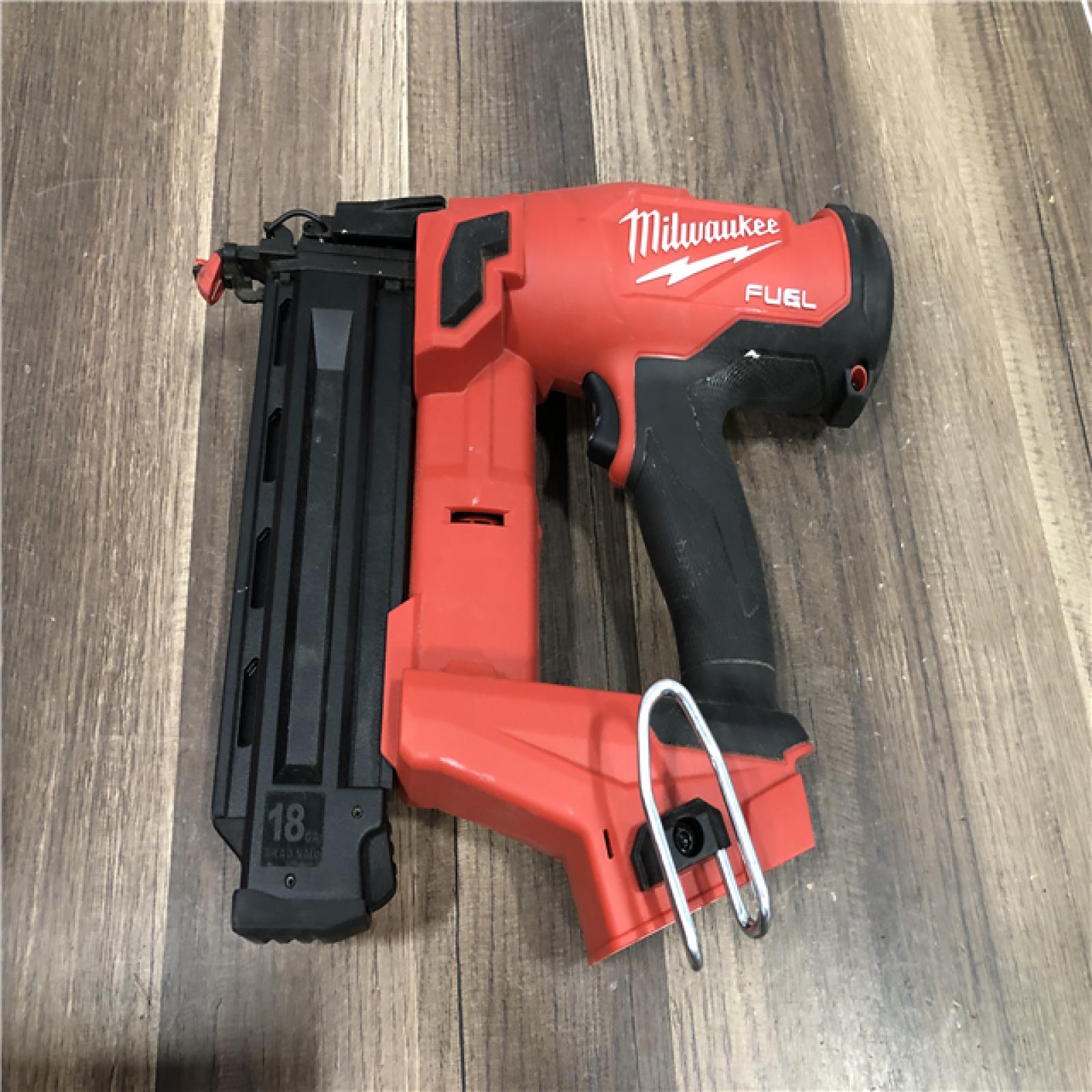 AS-IS Milwaukee FUEL 18-Volt Lithium-Ion Brushless Cordless Gen II 18-Gauge Brad Nailer (Tool-Only)
