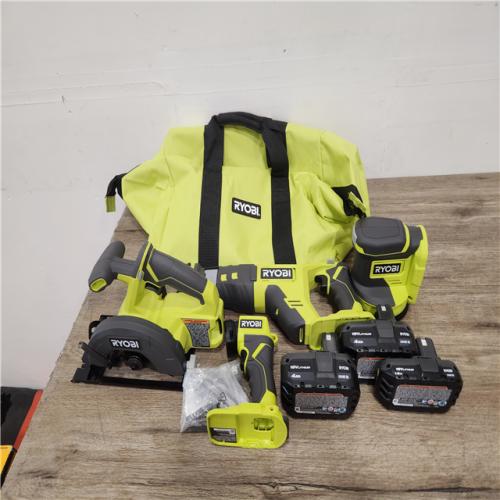 Phoenix Location NEW RYOBI ONE+ 18V Cordless 12-Tool Combo Kit with (1) 1.5 Ah Battery and (2) 4.0 Ah Batteries and Charger