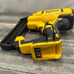 AS-IS DEWALT Cordless 18-Gauge Narrow Crown Stapler (Tool Only)