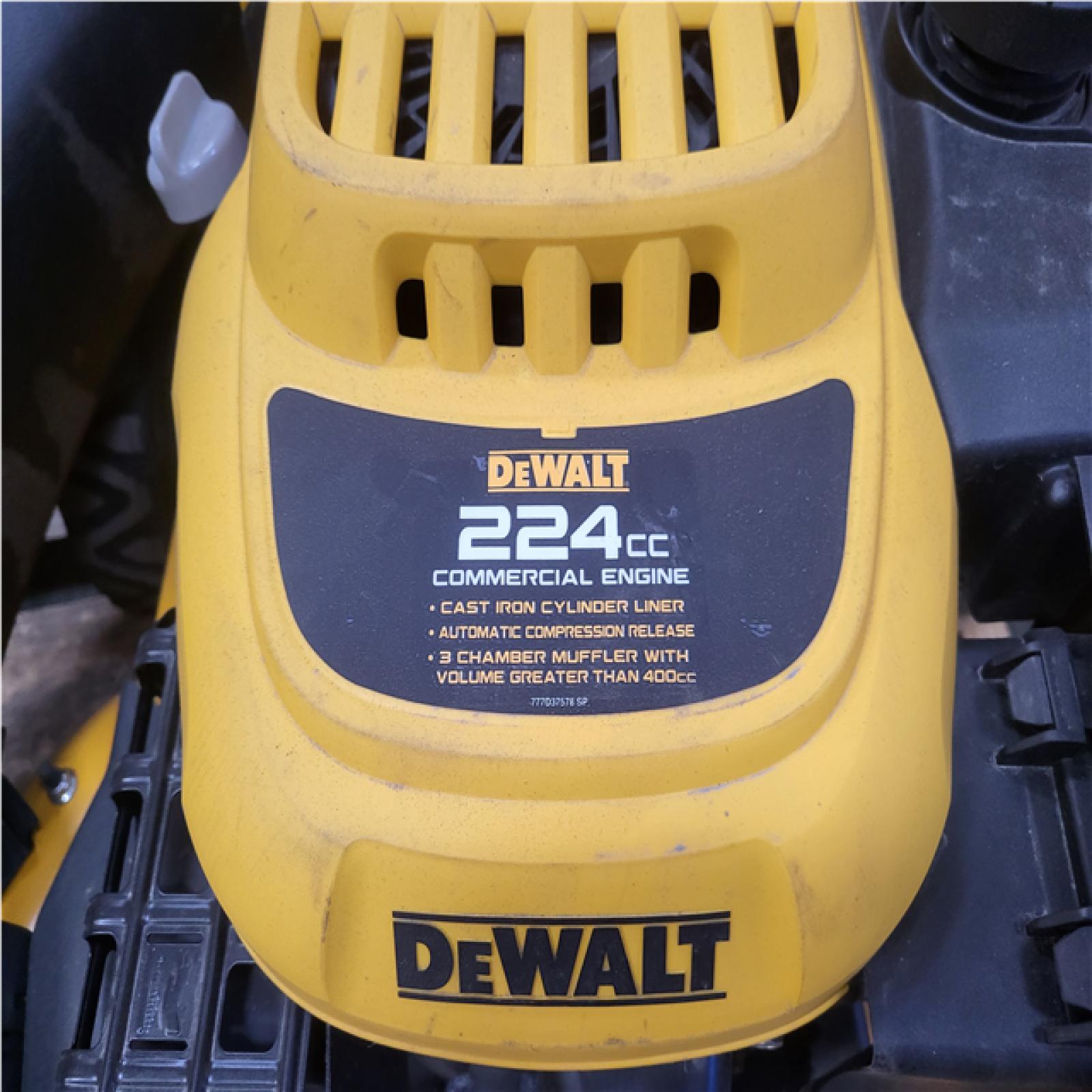 CALIFORNIA AS-IS DEWALT 28 INCH LAWN MOWER
