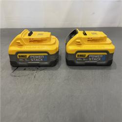 AS-IS - DEWALT POWERSTACK 20V Lithium-Ion 5.0Ah Battery Pack (2 Pack)