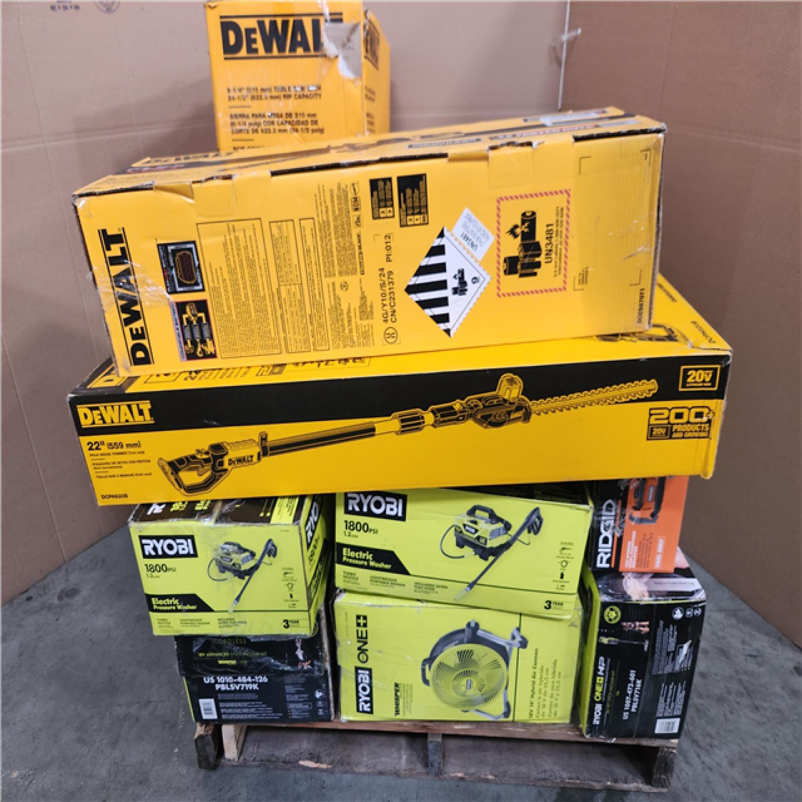 CALIFORNIA AS-IS TOOL PALLET