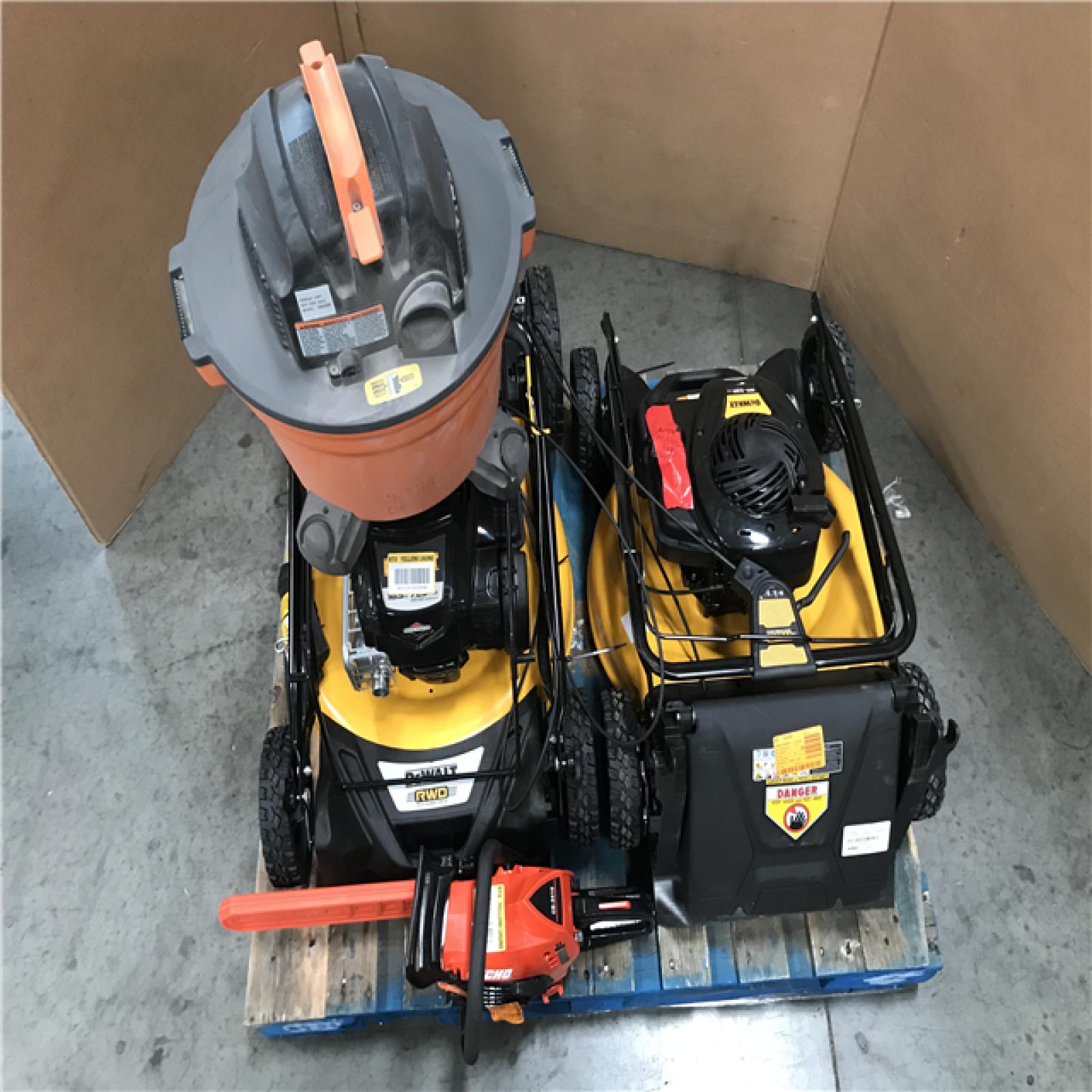 CALIFORNIA AS-IS OUTDOOR POWER EQUIPMENT