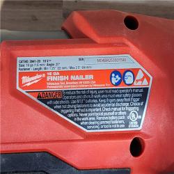 HOUSTON LOCATION - AS-IS Milwaukee  FUEL 18-Volt Lithium-Ion Brushless Cordless Gen II 16-Gauge Angled Finish Nailer (Tool-Only)
