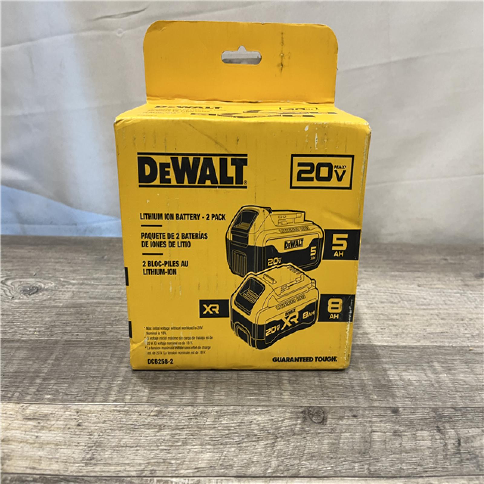 NEW - DEWALT 20V Premium Lithium-Ion 5.0Ah Battery and 8.0Ah Battery