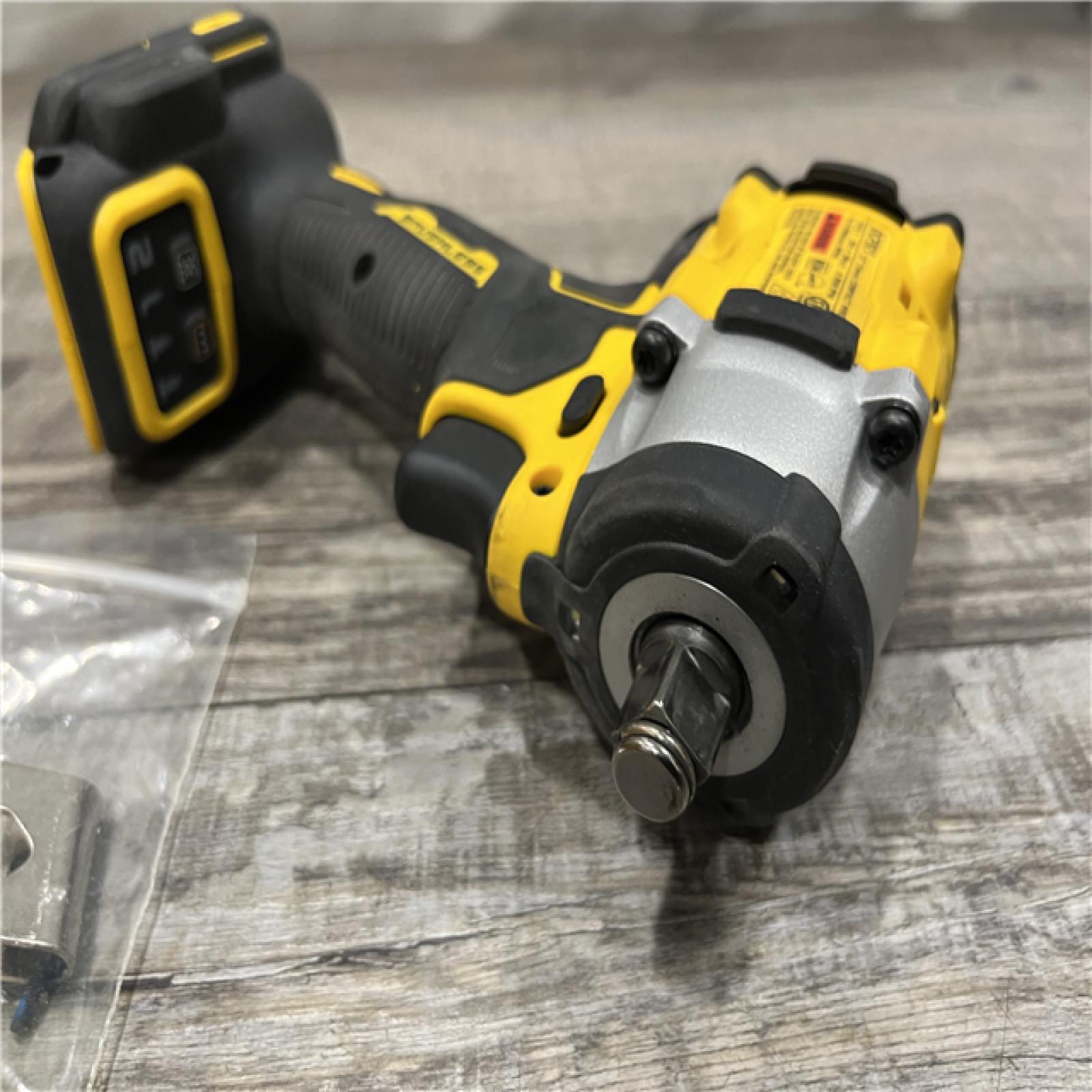 AS-IS DEWALT ATOMIC 20V MAX Cordless Brushless 1/2 in. Variable Speed Impact Wrench (Tool Only)