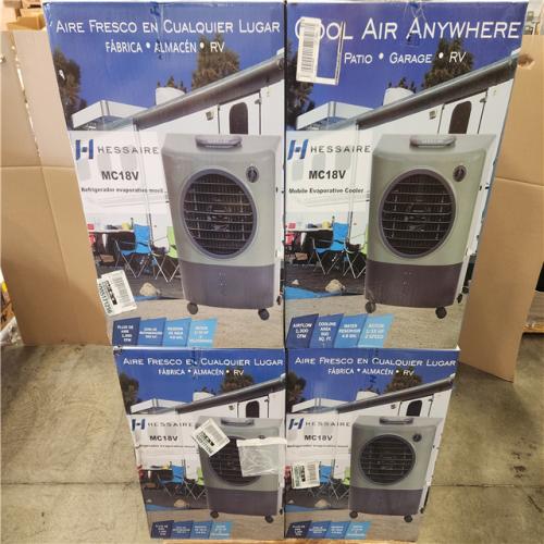 Phoenix NEW Hessaire 1 300 CFM 2-Speed Portable Evaporative Cooler (Swamp Cooler) for 500 sq. ft. Pallet (16-Boxes)