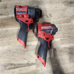HOUSTON LOCATION - AS-IS Milwaukee FUEL 12-Volt Lithium-Ion Brushless Cordless Hammer Drill and Impact Driver Combo Kit