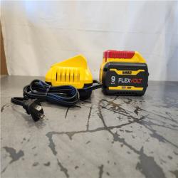 AS-IS- FLEXVOLT 20V/60V MAX Lithium-Ion 9. 0 Ah Battery Pack and Charger Starter Kit