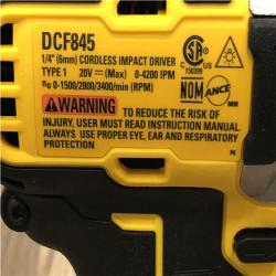 AS-IS DEWALT 20-Volt Maximum XR Cordless Brushless 1/4 in. 3-Speed Impact Driver (Tool-Only)