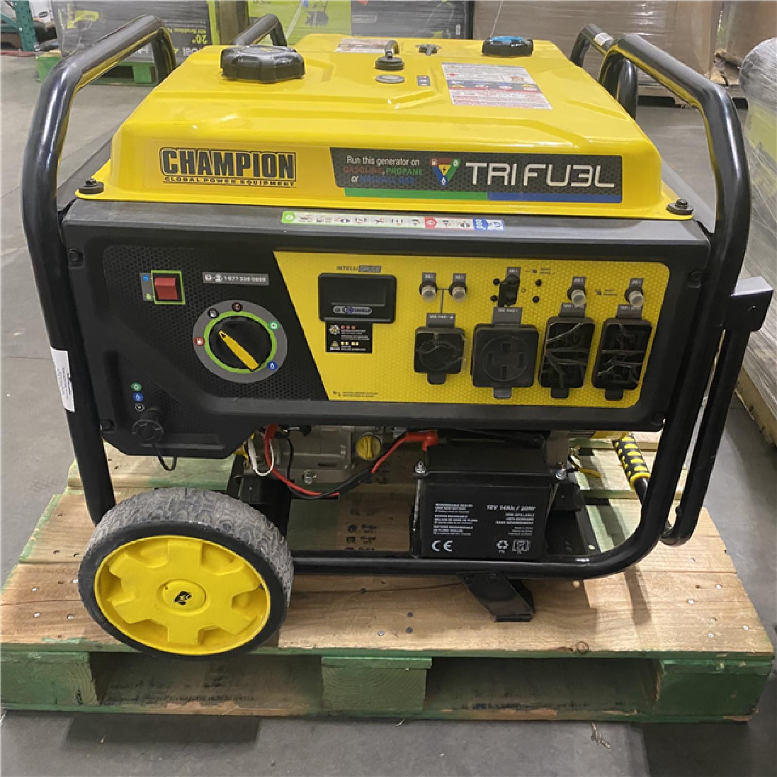 Dallas Location - As-Is Champion 201412 11500W Tri Fuel Generator(Lot Of 2)