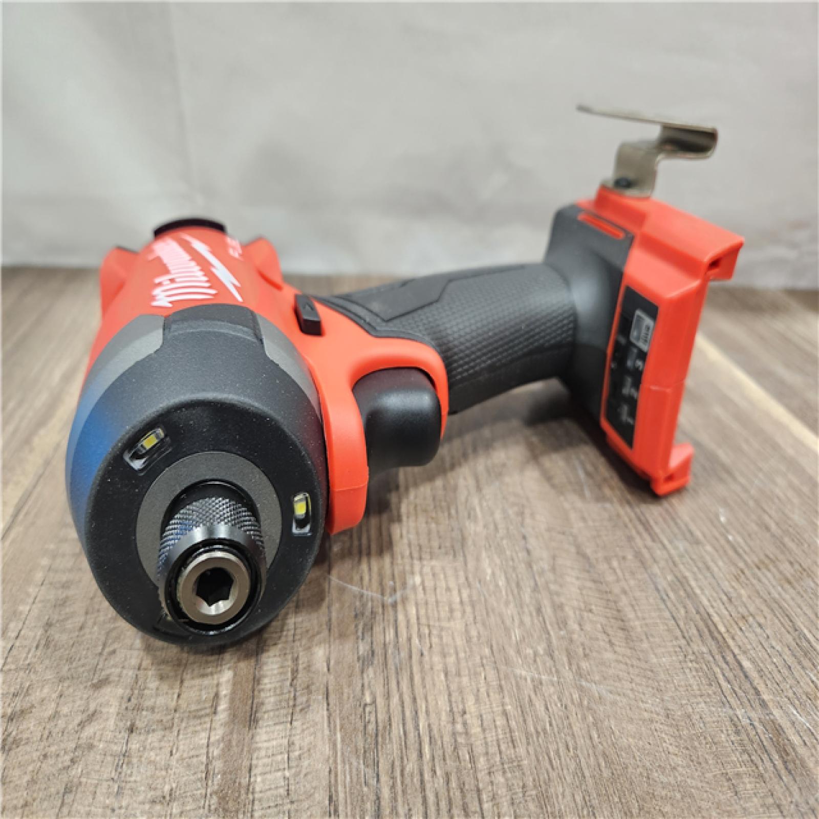 AS-IS- Milwaukee 18V Lithium-Ion Brushless Cordless 1/4 Hex Impact Driver (Tool-Only)