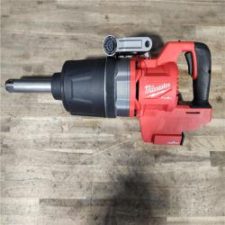 HOUSTON LOCATION - AS-IS (APPEARS LIKE NEW) Milwaukee 2869-20 M18 FUEL 18V Lithium-Ion Brushless Cordless 1 in. Impact Wrench Extended Reach D-Handle (Tool-Only)