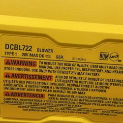 AS-IS DEWALT 20V MAX* XR Brushless Cordless Handheld Blower Kit