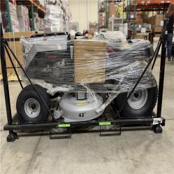 DALLAS LOCATION- AS IS MT100 42 in. 13.5 HP 500cc Engine Gas Riding Lawn Tractor Mower