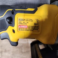HOUSTON LOCATION - AS - IS DEWALT ATOMIC 20V MAX Cordless Brushless 4-1/2 in. Circular Saw (Tool Only)