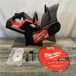 AS-IS Milwaukee MX FUEL Lithium-Ion 14 in. Cut-Off Saw with RAPIDSTOP Brake and Diamond Ultra Segmented Blade (Tool-Only)