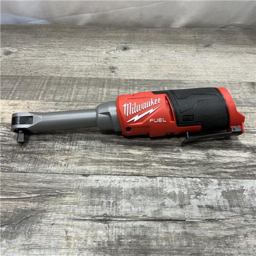 AS-IS Milwaukee FUEL 12V Lithium-Ion Brushless Cordless 3/8 in. Extended Reach High Speed Ratchet (Tool Only)