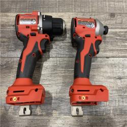 AS-IS Milwaukee 18V Lithium-Ion Brushless Cordless Compact Drill/Impact Combo Kit
