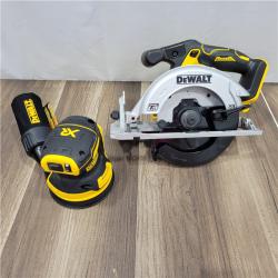 AS-IS DEWALT 20-Volt MAX Lithium-Ion Cordless 7-Tool Combo Kit with 2.0 Ah Battery, 5.0 Ah Battery and Charger