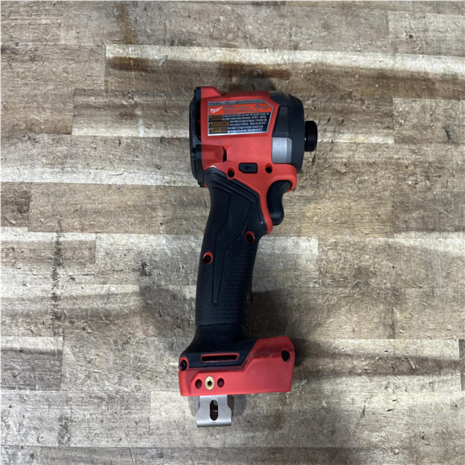 Houston Location AS-IS Milwaukee FUEL 18V Lithium-Ion Brushless Cordless 1/4 in. Hex Impact Driver (Tool-Only)