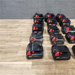HOUSTON LOCATION - AS - IS MILWAUKEE BATTERY PACK QTY - 15