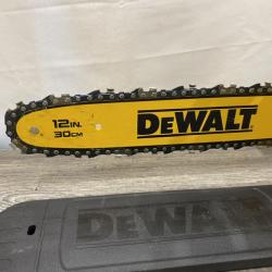 AS-IS DEWALT 20V MAX Compact 12 Brushless Cordless Chainsaw Kit