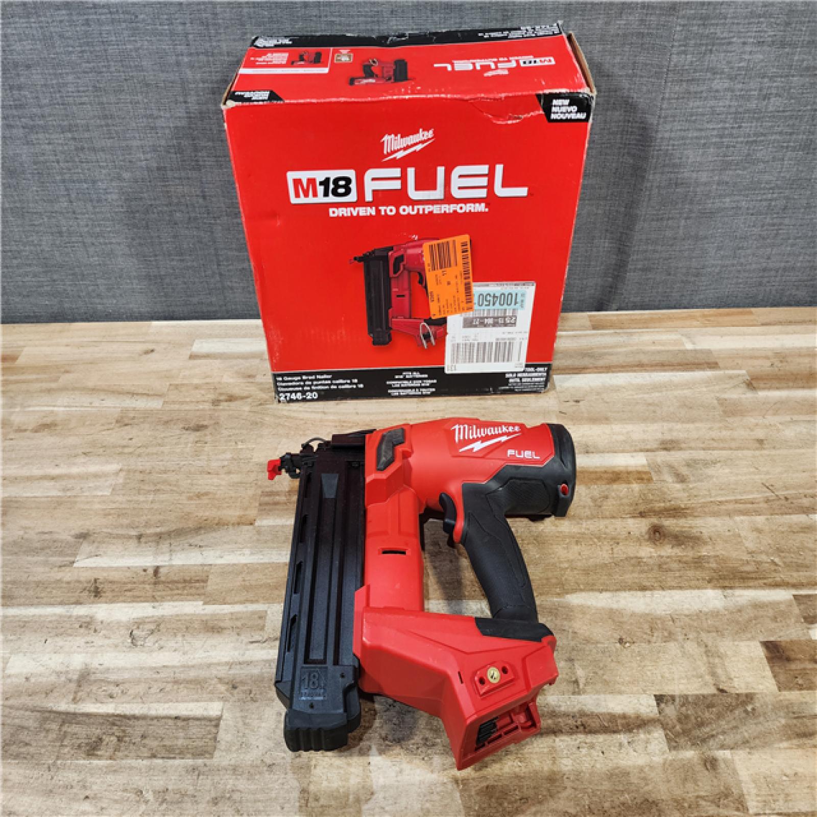 HOUSTON LOCATION - AS-IS Milwaukee FUEL 18-Volt Lithium-Ion Brushless Cordless Gen II 18-Gauge Brad Nailer (Tool-Only)