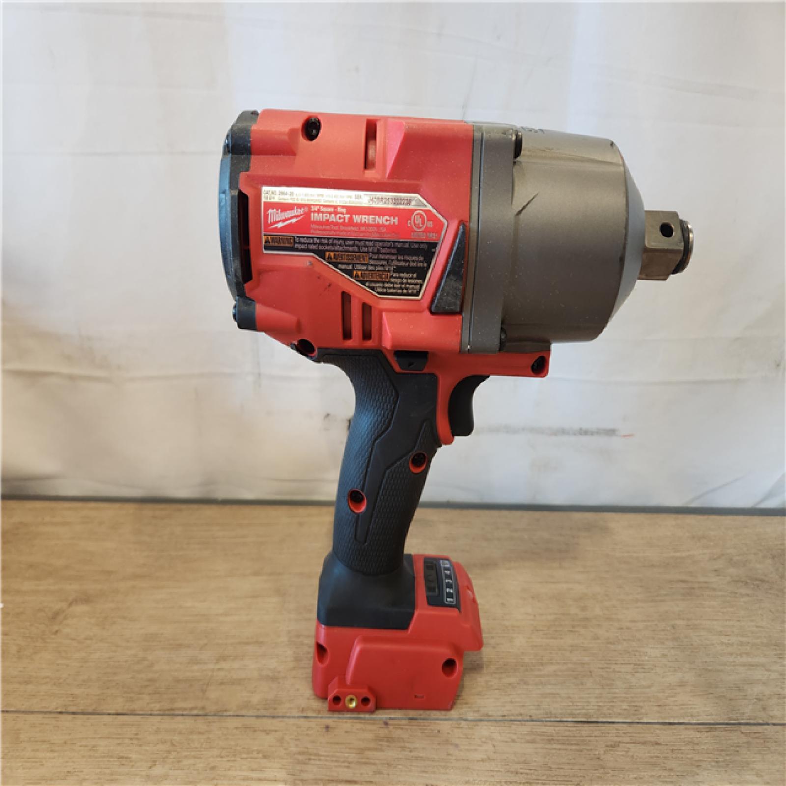 AS-IS- Milwaukee M18 FUEL ONE-KEY 18-Volt Lithium-Ion Brushless Cordless 3/4 in. Impact Wrench w/Friction Ring (Tool-Only)