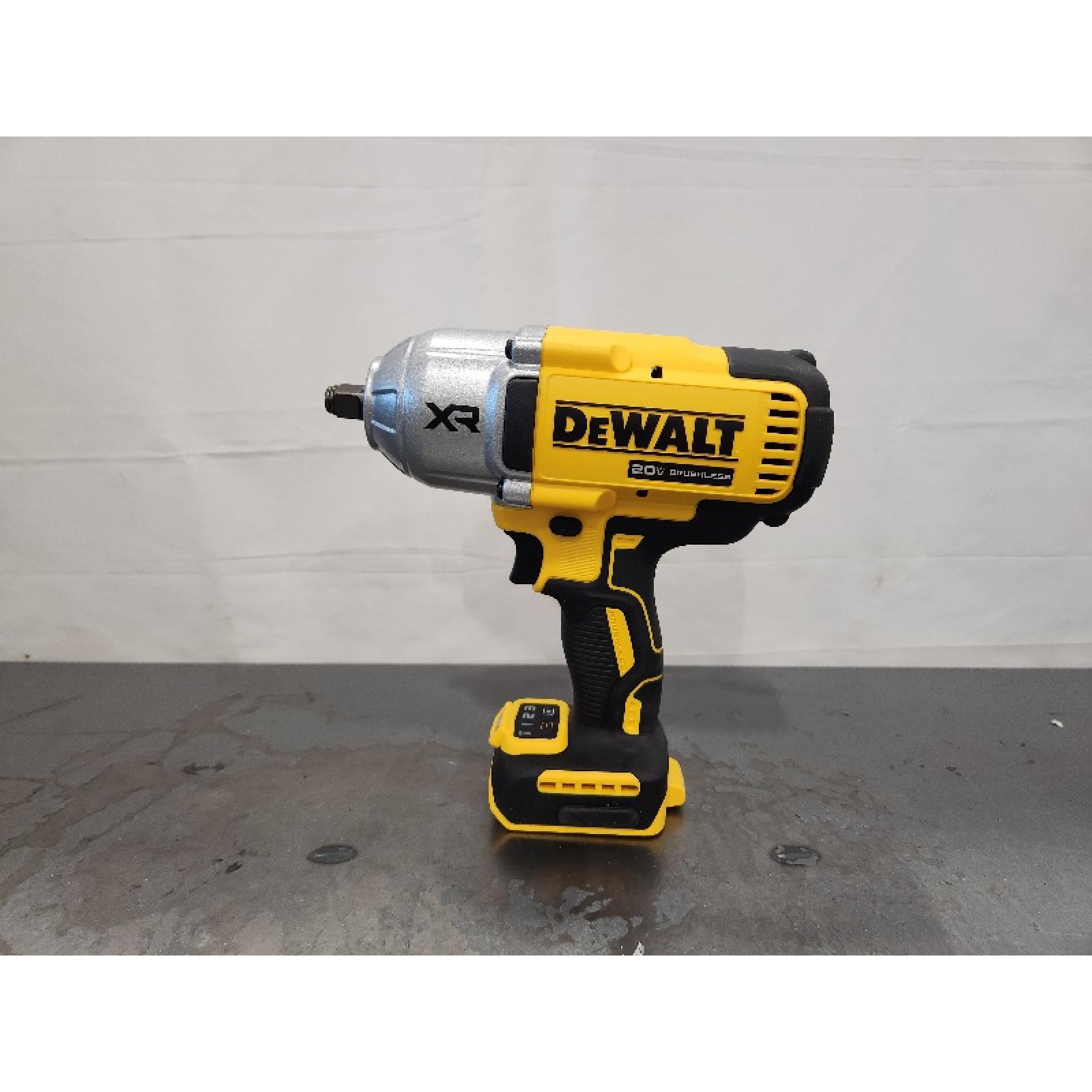 AS-IS- DEWALT 20V MAX XR 1/2 High Torque Impact Wrench with Hog Ring Anvil (Tool-Only)