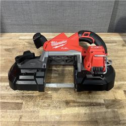 Houston Location AS-IS Milwaukee FUEL 18V Lithium-Ion Brushless Cordless Deep Cut Band Saw (Tool-Only)
