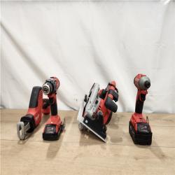 AS-IS- Milwaukee M18 4-Tool Combo Kit