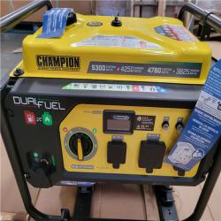 CALIFORNIA AS-IS NEW CHAMPION PORTABLE GENERATOR