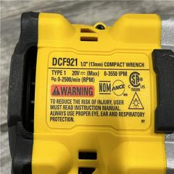 AS-IS DEWALT ATOMIC 20V MAX Cordless Brushless 1/2 in. Variable Speed Impact Wrench (Tool Only)